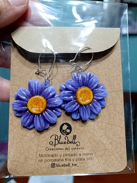 Aros Girasol colgante colores