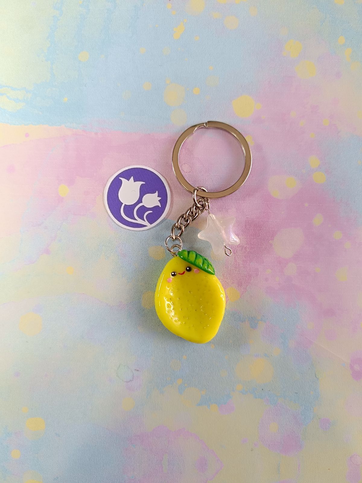 Llavero sensorial limon